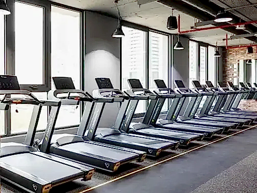 Cardio machines at GymNation